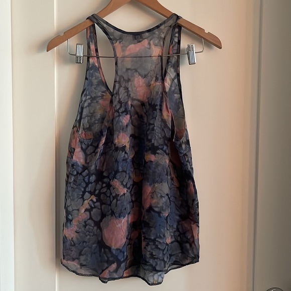 WILFRED silk racer back blouse - Picture 3 of 3